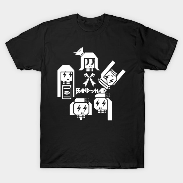 Amazon.co.jp: BAND MAID バンドメイド KAGAMI-T Tシャツ XL